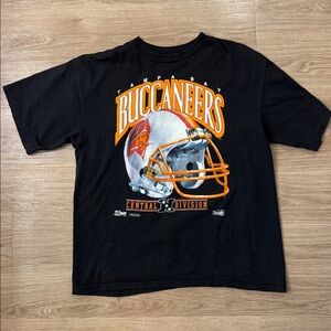 Vintage Men’s Cotton Tampa Bay Buccaneers Black T-Shirt size L